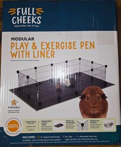Full Cheeks™ Modular Play & Exercise Pen With Liner