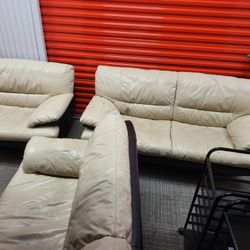 3pc Leather Couch
