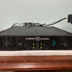 2000 Watts Crest Audio CA9 Professional Power Amplifier