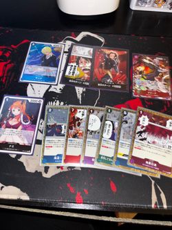 One piece Japanese cards and mini bulk