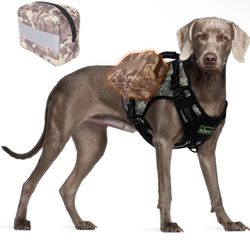 Brandnew(Large) Dog Tactical Harness with Reflective Design, Breathable and Adjustable Tactical Dog Vest, No Choke Harness, Military Grade Gear 