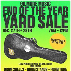 Long Beach Music Store “Yard Sale” 12/27-12/28 