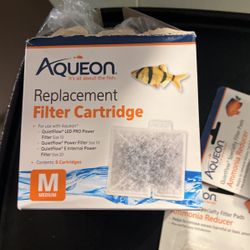 Aqueon Medium Filter Pads, And Two Packs Ammonia Reducer