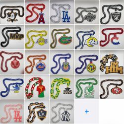 NEW 3-D Printed Hype Chains/ CHAINS/ Necklaces/ FIFA chains/ baseball chains/ sports chains/ custom chains