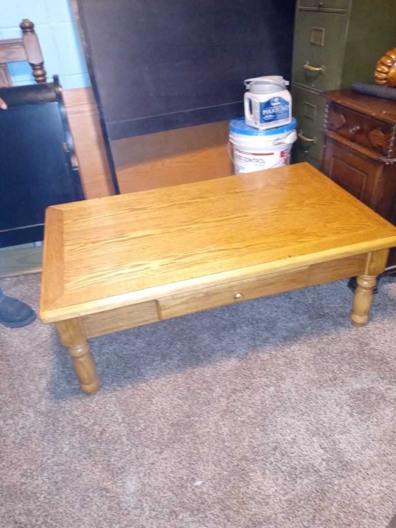 Light Oak Coffee Table