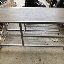 Lamps, Portable TV and Shoe rack