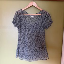 Floral Sheer Blouse