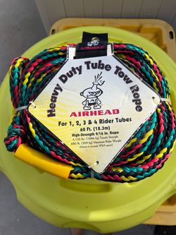 Tube towing rope