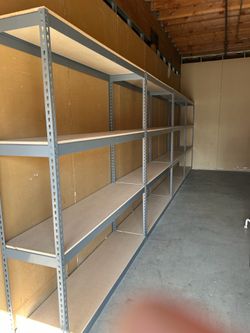 Warehouse Storage Industrial Quality Boltless Shelving 72 in W x 18 in D Shelves Similar To Uline Delivery Available
