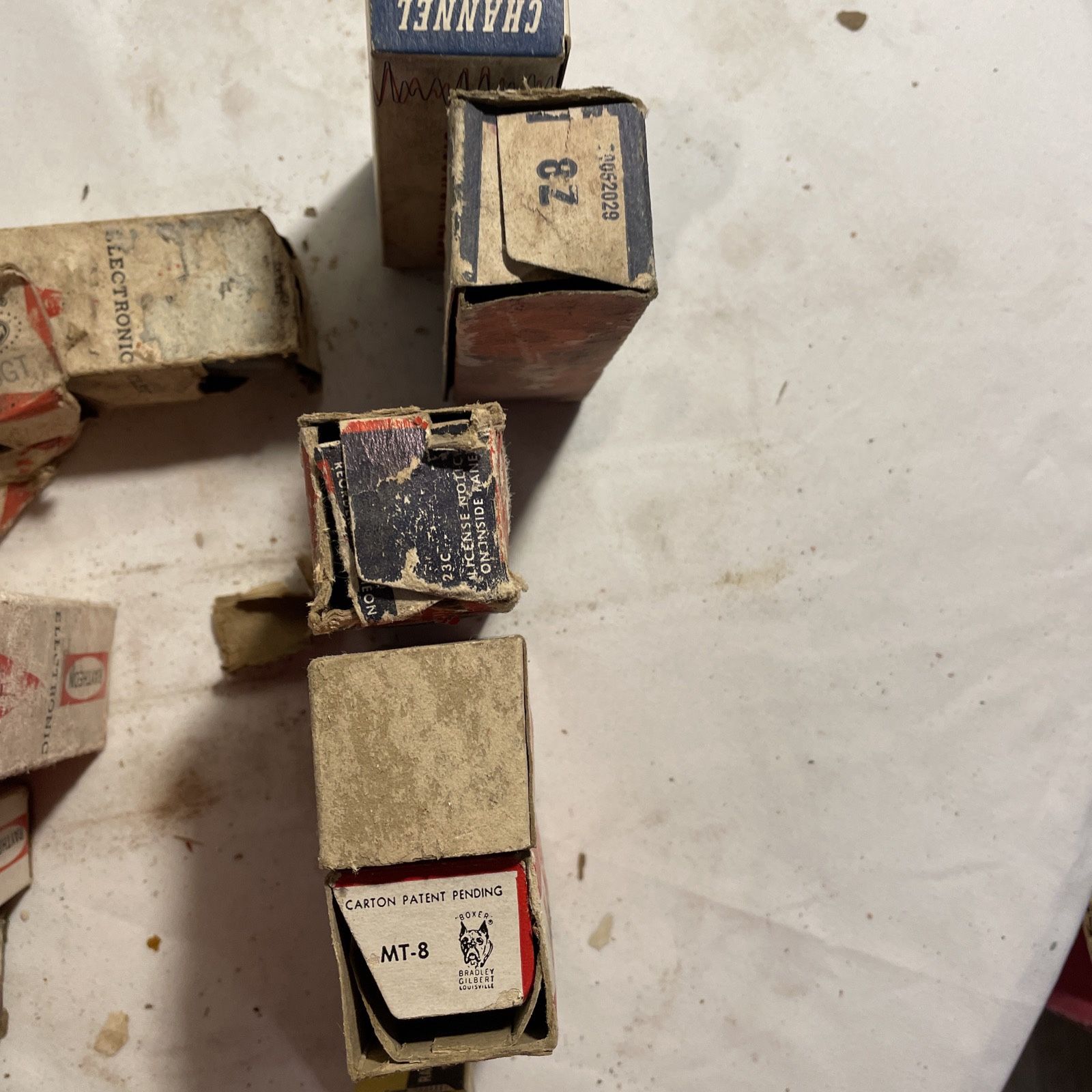 LOT OF 28 NEW &Untested -SOL 6SL7GT RADIO VACUUM TUBES TYPE 6SL7 NU RAYTHEON