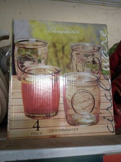 4 piece glass set