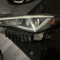 2018 Infiniti Q60 Oem Driver Side Headlight 