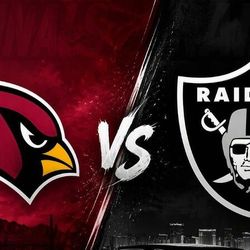 Arizona Cardinals Vs Las Vegas Raiders Lower Level Row 4!!