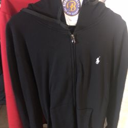 Black Polo Jacket Sz M