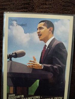 Obama upperdeck card