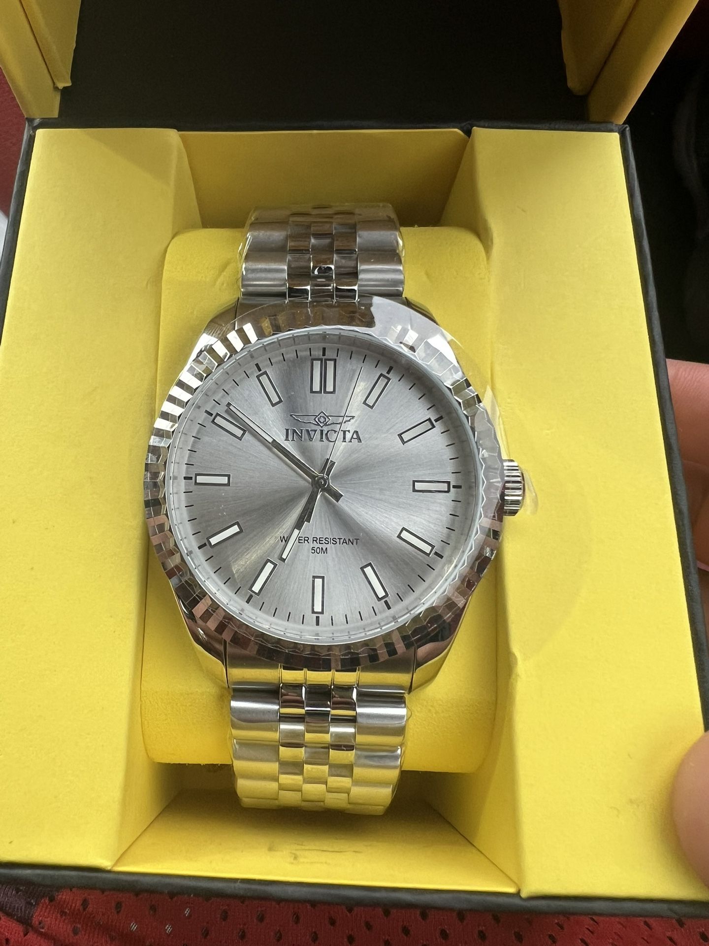 Invicta Specialty Men's Quartz Silver Dial Watch