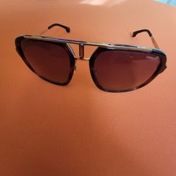 Carrera 1004/S Havana Gold Brown Gradient Aviator Authentic Sunglasses