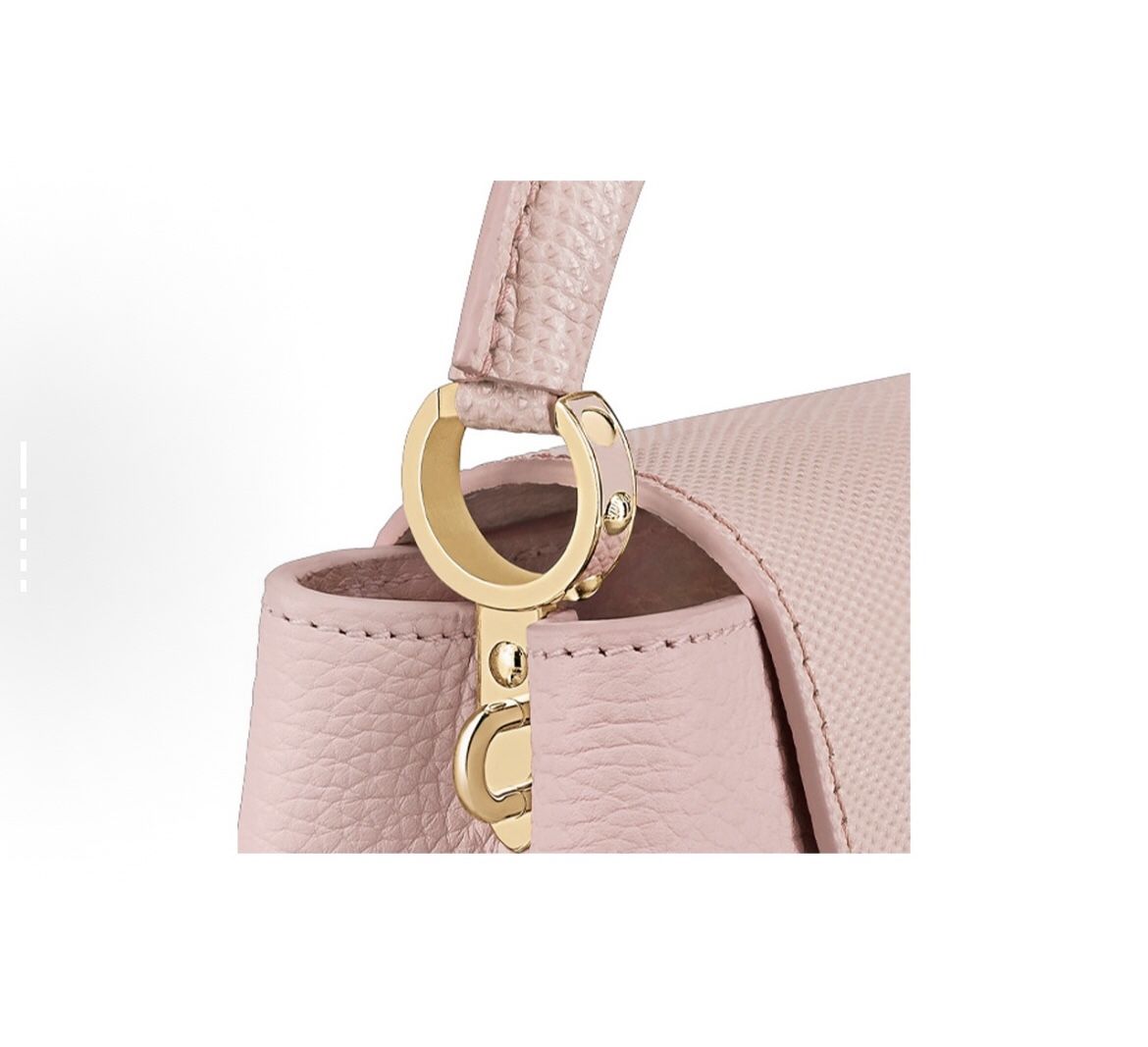 LOUIS VUITTON Capucines, color - block design, leather, Capucines, handbag/shoulder bag, mini, women's style(wei1)63