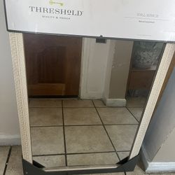 Wall Mirror Brand New Natural Wood Finish