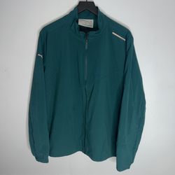Puma x Porsche Design Woven Tech Jacket Mens Large Teal Green