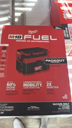M18 fuel pack out vacuum