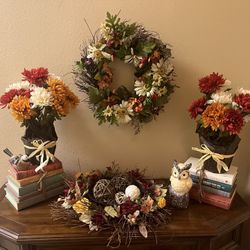 Fall Floral Arrangements And Decor Prices Start At $15-$35 Each 