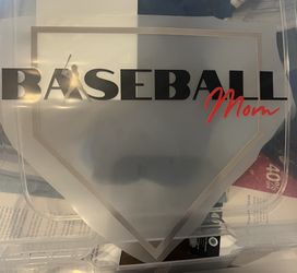 Baseball Mom We Press On Shirt Or Sweater