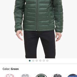 **Price Cut.!!**”Tommy Hilfiger” Down Puffer Jacket Army Green XL NEW