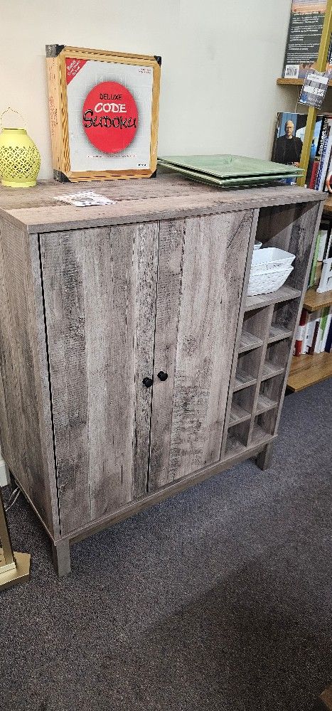 Bar Cabinet With Rack