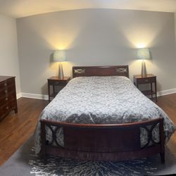 1940s Mahogany 5 Piece Bedroom Set By Henredon 