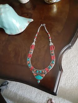 Turquoise Coral  925 Silver
