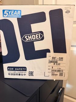 Shoei RF-SR Motorcycle Helmet, Size Medium