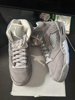 Jordan 5 Wolf Grey Size 4y