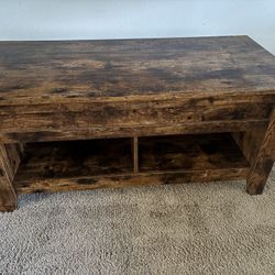 Coffee Table With Extra Storage 