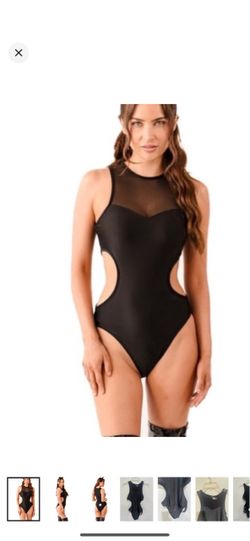 Playhaus PLAYHAUS Women Dead Rabbit Club Black Outfit, Halloween Festival Bunny costume