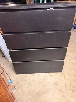 Black dresser