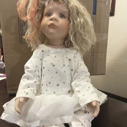 Vintage Valentino-Michel 20” Porcelain Doll