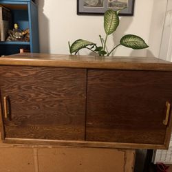 Storage Cabinet W Sliding Doors