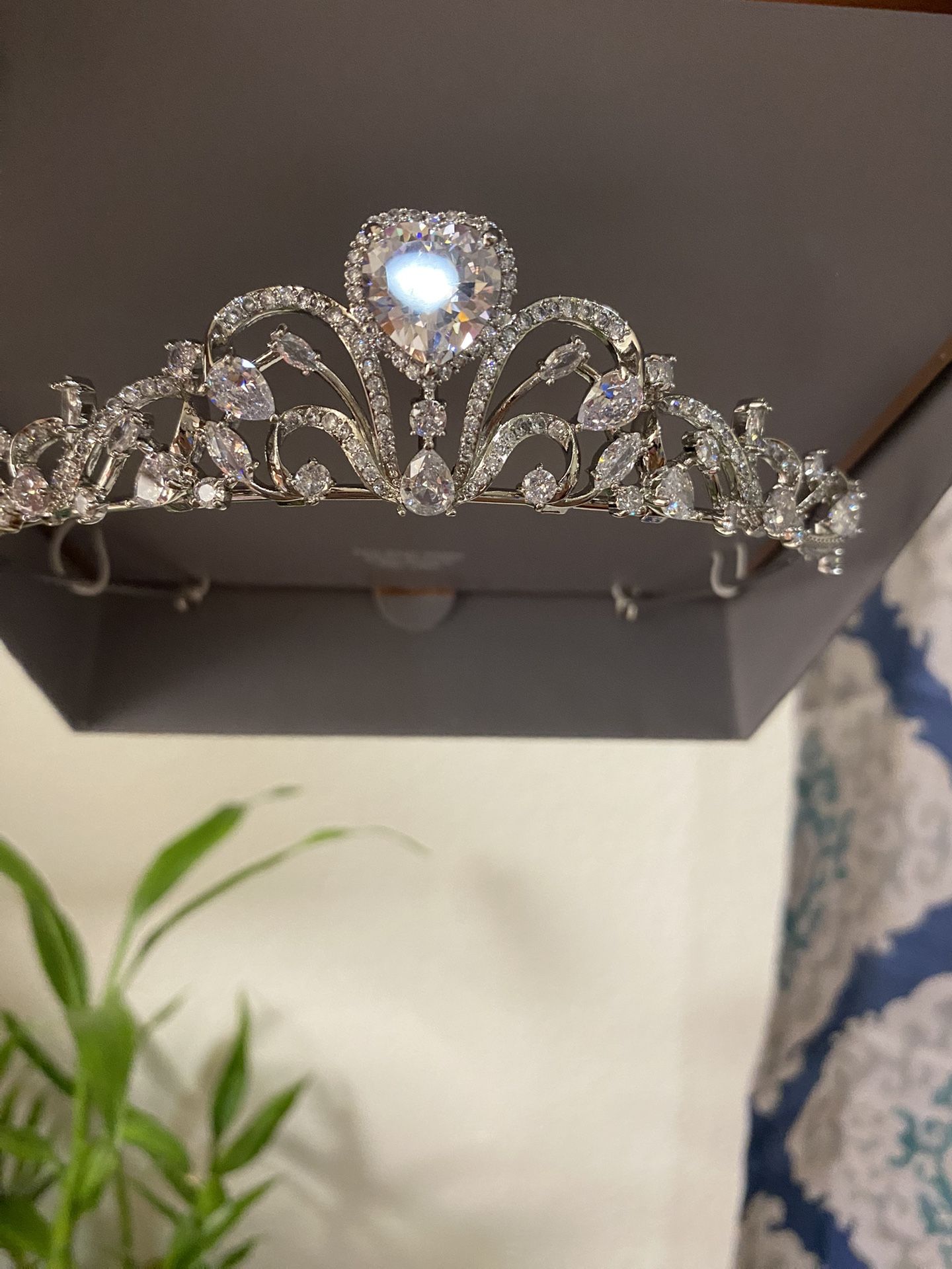 Fine Silver Plated Tiara