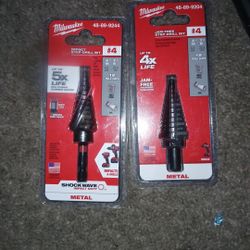 Milwaukee Step Down Bits (contact info removed)4 And (contact info removed)4