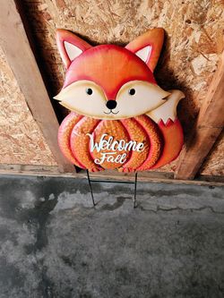 Fall yard sign