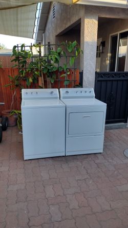 Washer and gas dryer