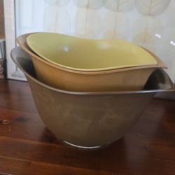 Architec “Live Smart” 3-Piece Mixing Bowl Set – Retro Kitchen Colors