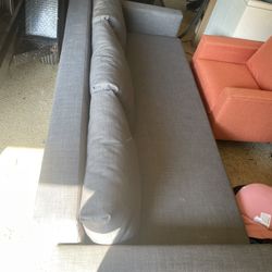 Grey Sofa W/ Storage 