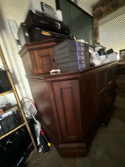 Wood TV Stand