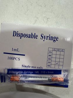 Disposable Insul syringe
