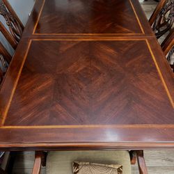 Wood Dining Table And Chairs 