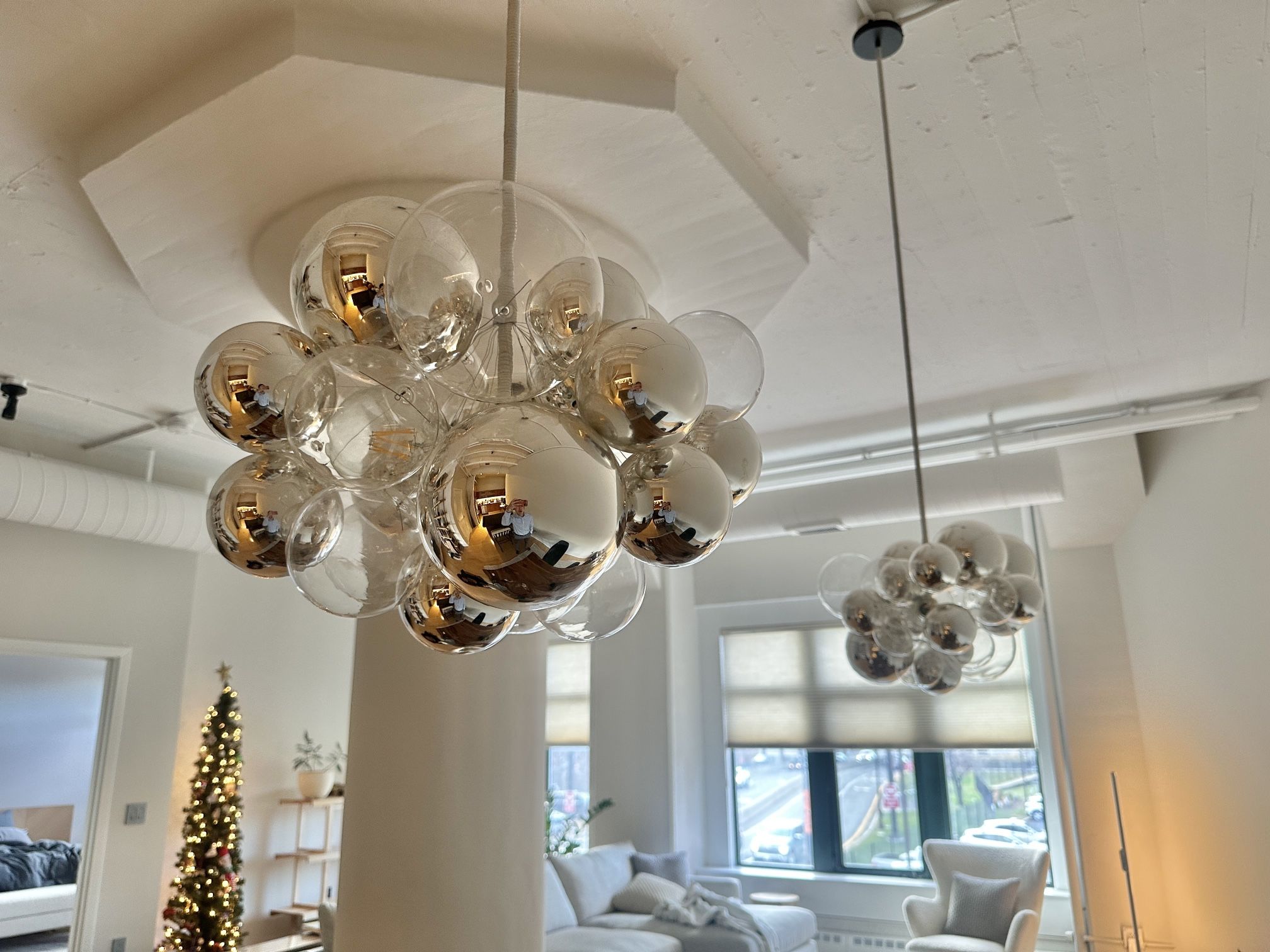 Set of 2 Pendant Lights 