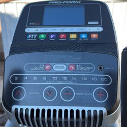 Pro form exercise machine