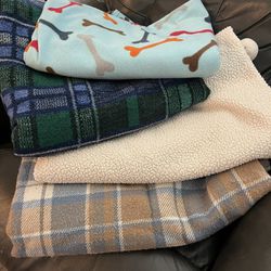 4 Doggie Blankets 